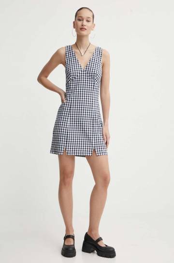 Платье Tommy Jeans цвет чёрный mini расклешённое DW0DW17931 Платье Tommy Jeans цвет чёрный mini расклешённое DW0DW17931