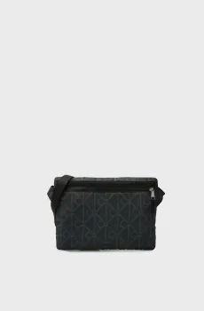 Мужская темно-серая поясная сумка с узором PRINTED Черный ONESIZE Calvin Klein Jeans LV04D3138G