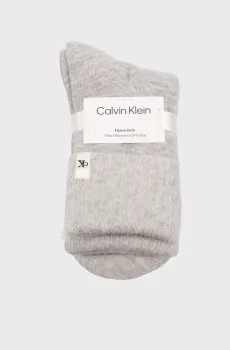 Женские серые носки HOME Серый ONESIZE Calvin Klein 701235372
