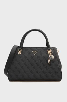 Женская темно-серая сумка с узором NOELLE II LUXURY Серый ONESIZE Guess HWBG9672070