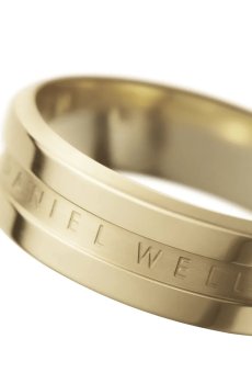 Позолоченное кольцо Daniel Wellington