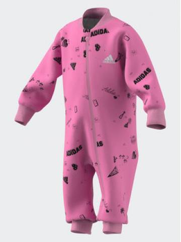 adidas Комбінезон IA1558 Рожевий Regular Fit adidas Комбінезон IA1558 Рожевий Regular Fit