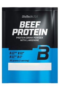 Протеин BioTechUSA Beef Protein Клубника, в порошке, 30 г