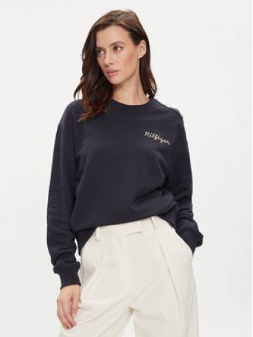 Tommy Hilfiger Світшот Gold Button WW0WW41235 Cиній Regular Fit Tommy Hilfiger Світшот Gold Button WW0WW41235 Cиній Regular Fit