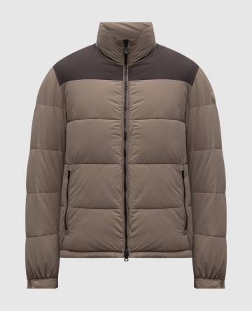 Куртка цвета хаки с нашивкой логотипа