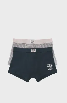 Мужские боксеры (2 шт) Разноцветный S womensecret 4242265