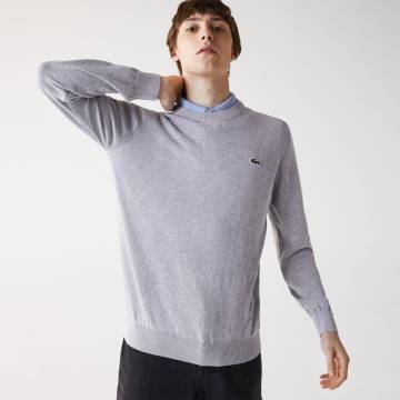 Lacoste светр чоловічий з круглим вирізом Lacoste светр чоловічий з круглим вирізом