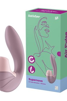 Вагинально-клиторальный вибратор Satisfyer Supernova розовый, 1 шт