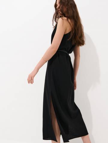 Mohito - Сукня міді з поясом - чорний - 36