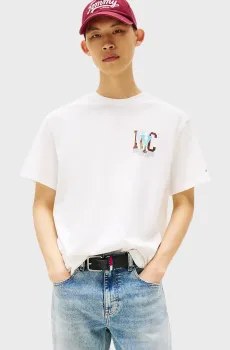 Мужская белая футболка RLX NOVELTY GRAPHIC Белый M Tommy Jeans DM0DM21831