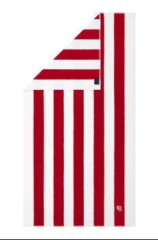 Хлопковое пляжное полотенце Ralph Lauren HENLEY Red 90 x 170 cm