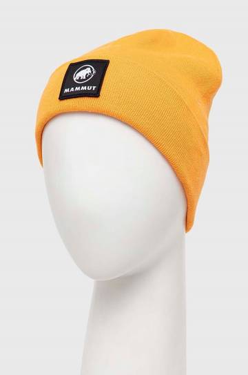 Шапка Mammut Fedoz цвет оранжевый из тонкого трикотажа