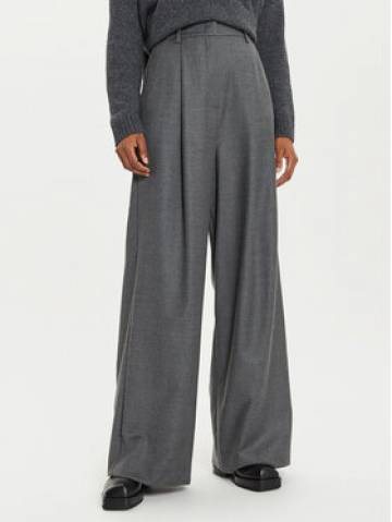 Weekend Max Mara Штани з тканини Melodia 2425136142 Сірий Wide Leg Weekend Max Mara Штани з тканини Melodia 2425136142 Сірий Wide Leg