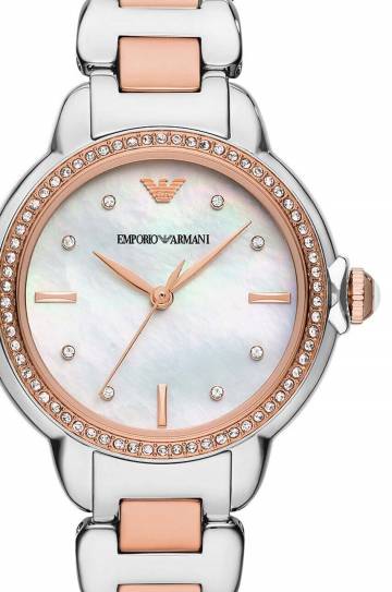 Часы Emporio Armani женский цвет серебрянный Часы Emporio Armani женский цвет серебрянный