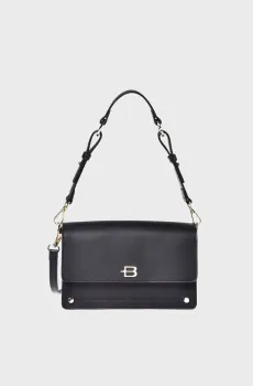 Женская черная кожаная сумка Черный ONESIZE Baldinini B6B015XXVITE;0000