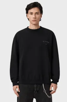 Мужской черный свитшот XANDER Черный M AllSaints M001NE