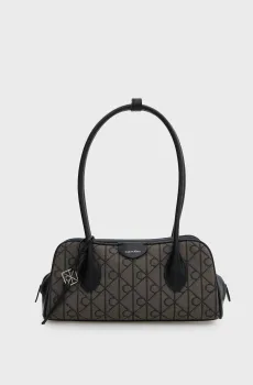 Женская серая сумка с узором EMBLEM TRIO JACQUARD Серый ONESIZE Calvin Klein LV04F3744G