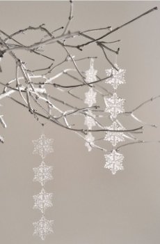 Різдвяні прикраси, 4 шт - clear