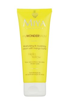 Увлажняющий питательный крем для лица Miya Cosmetics My Wonder Balm Hello Yellow Face Cream с маслом манго, 75 мл
