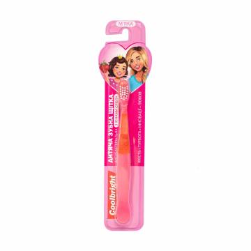 Детская зубная щетка Coolbright Kids Girls с ионами серебра, для девочек, мягкая, 1 шт Детская зубная щетка Coolbright Kids Girls с ионами серебра, для девочек, мягкая, 1 шт