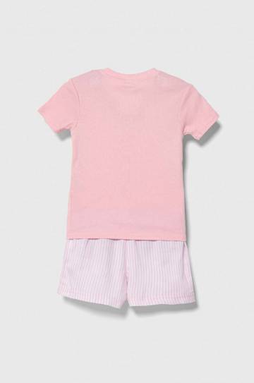Детская пижама Polo Ralph Lauren цвет розовый узор Детская пижама Polo Ralph Lauren цвет розовый узор
