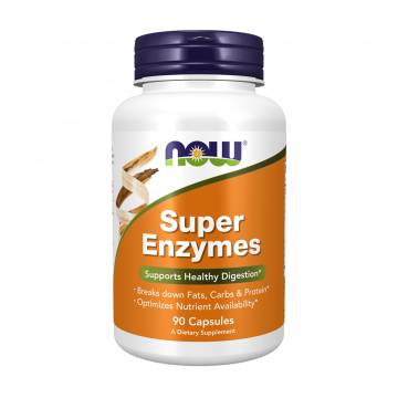 Cуперферменты NOW foods Super Enzymes, 90 капсул Cуперферменты NOW foods Super Enzymes, 90 капсул