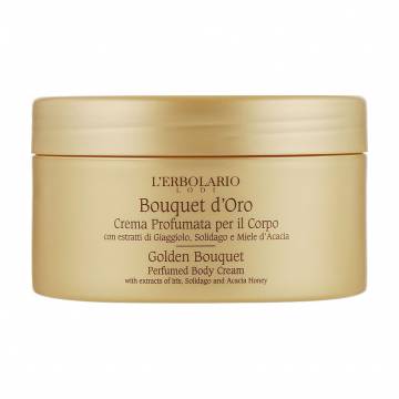 Ароматизированный крем для тела LErbolario Golden Bouquet Perfumed Body Cream Золотой букет, 250 мл Ароматизированный крем для тела LErbolario Golden Bouquet Perfumed Body Cream Золотой букет, 250 мл