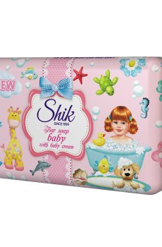Детское крем-мыло Shik Bar Soap Baby с кремом, 5*70 г (экопак)