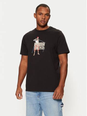Puma Футболка One Piece 624665 Чорний Regular Fit Puma Футболка One Piece 624665 Чорний Regular Fit