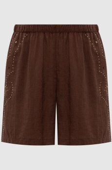Коричневые шорты из рамы