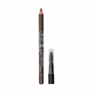 Карандаш для глаз и бровей PuroBio Cosmetics Eye & Eyebrow Pencil с щеточкой 28 Dark Taupe, 1.3 г Карандаш для глаз и бровей PuroBio Cosmetics Eye & Eyebrow Pencil с щеточкой 28 Dark Taupe, 1.3 г