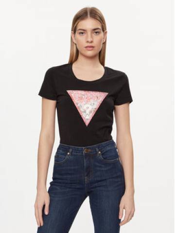 Guess Футболка W4GI21 J1314 Чорний Slim Fit Guess Футболка W4GI21 J1314 Чорний Slim Fit