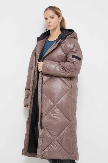 Куртка Didriksons женская цвет коричневый зимняя oversize Куртка Didriksons женская цвет коричневый зимняя oversize