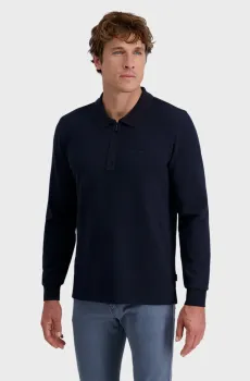 Мужское темно-синее поло Синий M Pierre Cardin PC.-C5 30775.3072