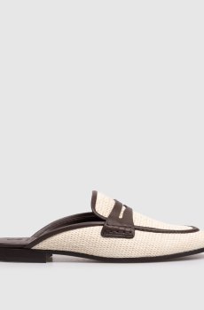 Бежевые мюли