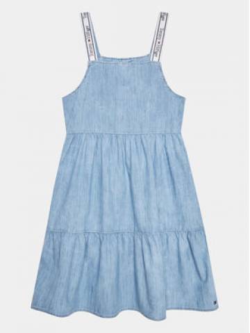 Tommy Hilfiger Джинсова сукня KG0KG07172 D Голубий Regular Fit Tommy Hilfiger Джинсова сукня KG0KG07172 D Голубий Regular Fit