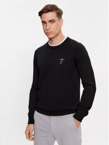Aeronautica Militare Светр 232MA1388L415 Чорний Regular Fit Aeronautica Militare Светр 232MA1388L415 Чорний Regular Fit
