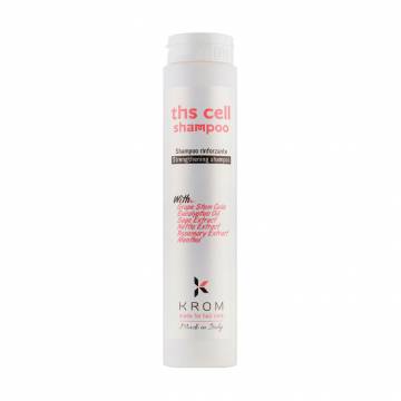 Укрепляющий шампунь Krom Ths Cell Shampoo против выпадения волос, 250 мл Укрепляющий шампунь Krom Ths Cell Shampoo против выпадения волос, 250 мл
