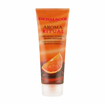Гель для душа Dermacol Body Aroma Ritual Гармонизирующий, бельгийский шоколад и апельсин, 250 мл Гель для душа Dermacol Body Aroma Ritual Гармонизирующий, бельгийский шоколад и апельсин, 250 мл