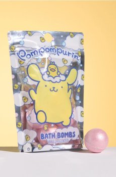 Бомбочки для ванни, 6 шт. PomPomPurin - різнобарвний