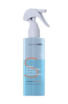 Двухфазный кондиционер для волос Unic Salone Pro Shine & Anti-Frizz Bi-Phase Conditioner, 400 мл