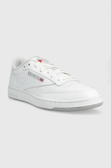 Кожаные кроссовки Reebok Classic Club C цвет белый FZ6011-WH/WH/PG3 Кожаные кроссовки Reebok Classic Club C цвет белый FZ6011-WH/WH/PG3