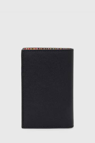 Кожаный кошелек Paul Smith цвет чёрный M1A-4774-BMULTI Кожаный кошелек Paul Smith цвет чёрный M1A-4774-BMULTI