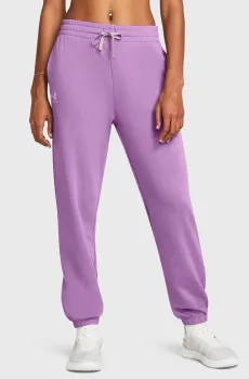 Женские фиолетовые спортивные брюки UA Rival Terry Jogger Фиолетовый XS Under Armour 1382735-560