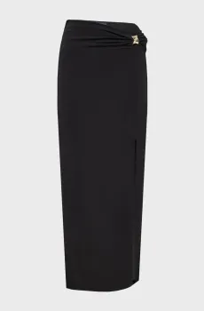 Женская черная юбка Черный S Guess W6GD15.K2936;JBLK