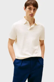 Мужское белое поло DC TONAL Белый XXL Tommy Hilfiger MW0MW38743