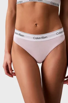 Женские пудровые трусики THONG Розовый XS Calvin Klein LV00QF8518