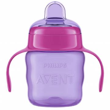 Поїльник Avent з мяким носиком рожевий (SCF551/03) Поїльник Avent з мяким носиком рожевий (SCF551/03)