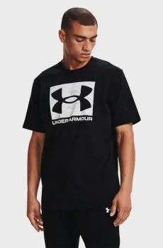 Мужская черная футболка UA ABC CAMO BOXED LOGO SS Черный L Under Armour 1361673-001