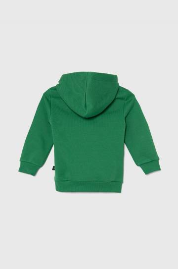 Детская кофта Puma цвет зелёный с капюшоном с принтом Детская кофта Puma цвет зелёный с капюшоном с принтом